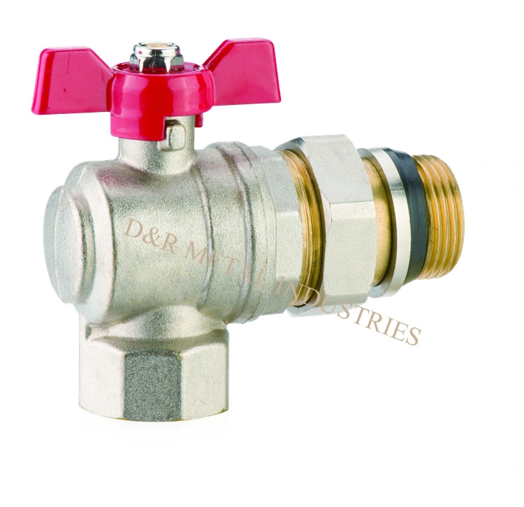 OEM Brass Ball Valve with Aluminum Butterfly Handle F/M Thread