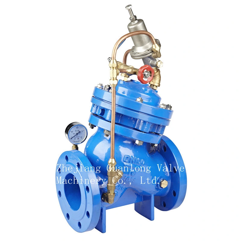 Globe Double Chamber Adjustable Pressure Sustaining Regulating Reducing Valve (Yx741X)