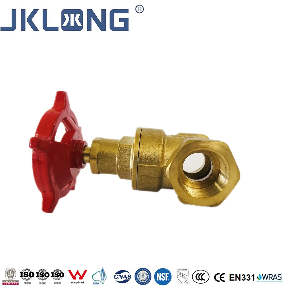 No MOQ Brass Gate Valve with British Standard Wras Approved Iron Handle Hexgon Handle