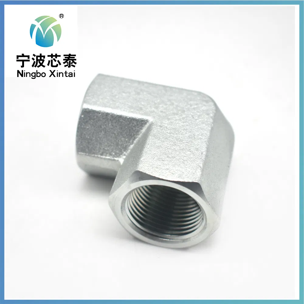 Messingrohr-Kompressoranschlüsse, pneumatische hydraulische Teile, vernickelter Ferrule-Winkelverbinder